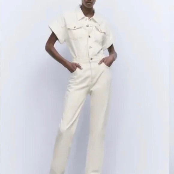 Zara Pants - NWT Zara Denim Overalls - XL